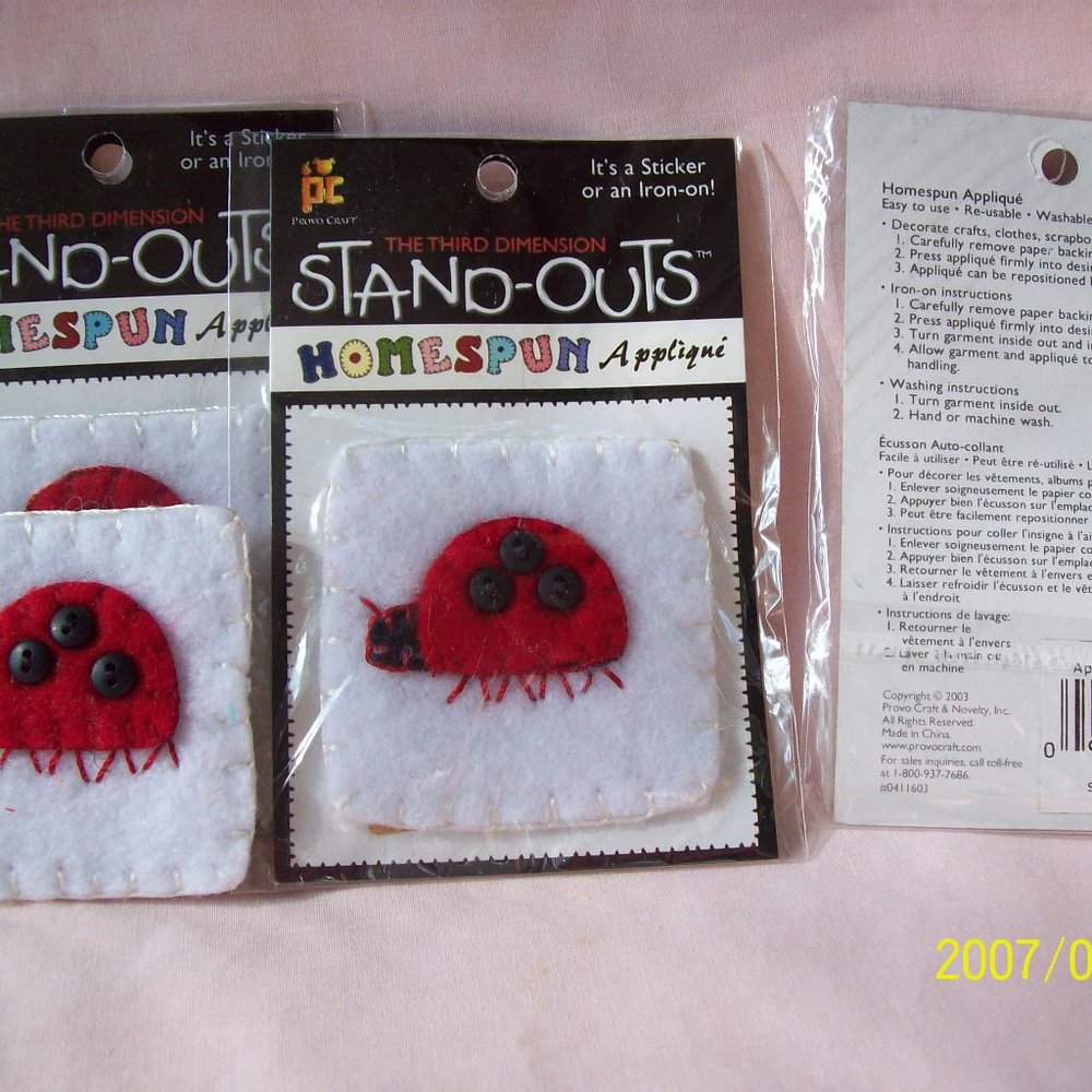 Felt Ladybug applique